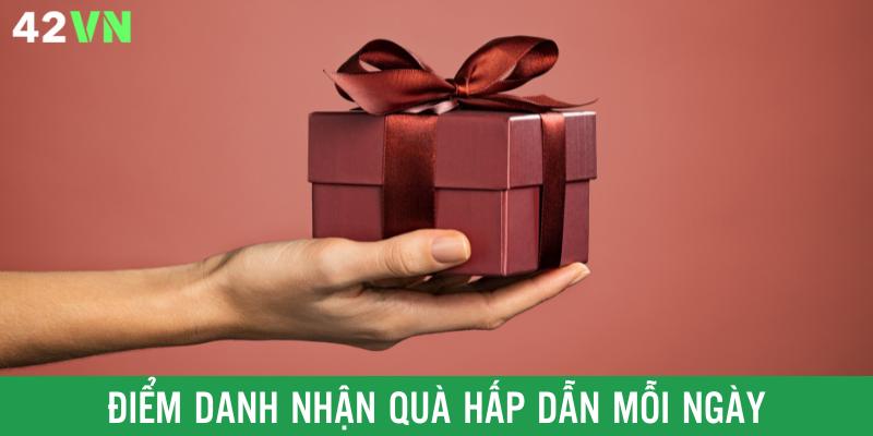 Tham gia điểm danh hàng ngày nhận quà siêu hấp dẫn