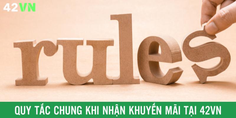 Một số quy tắc quan trọng khi bạn tham gia khuyến mãi